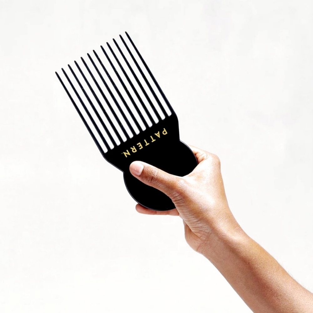Pattern Hair Pick Comb New Full Size - Picture 3 of 4
